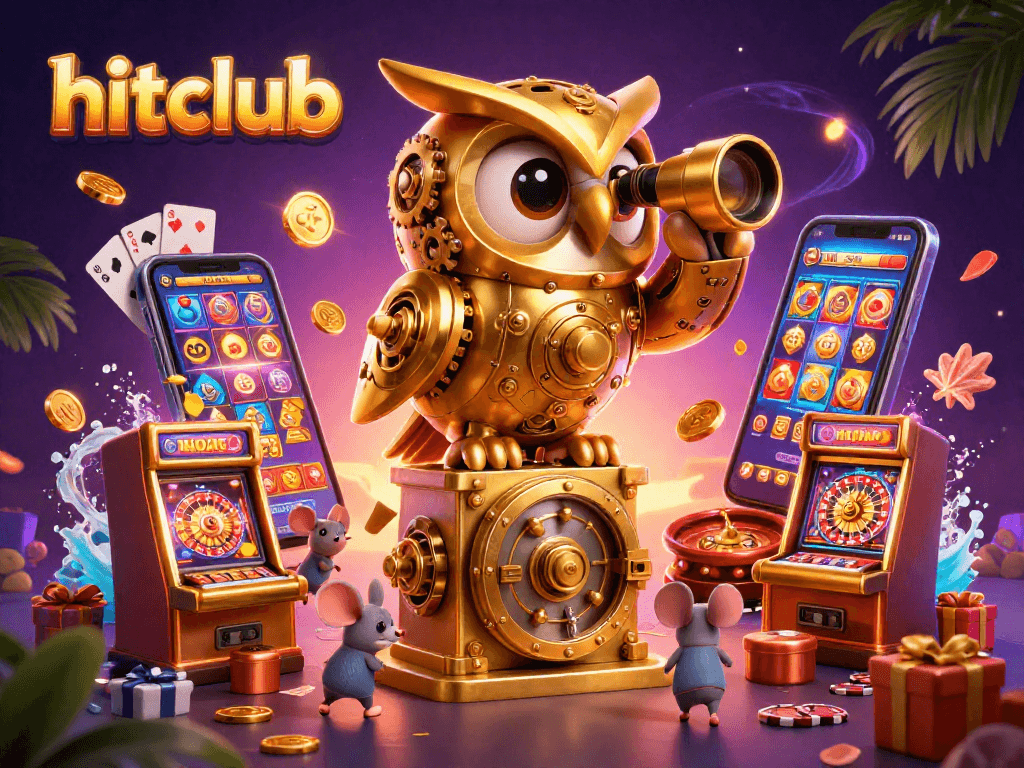 Win big at hitclub with vibrant games, golden coins, and engaging casino action!