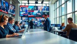 Catch breaking news updates at https://www.thedailynewsonline.com in a vibrant newsroom setting.