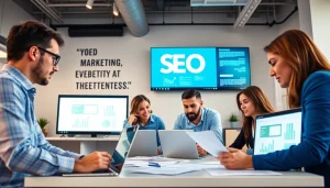 Enhance your Search Engine Optimization Clearwater with an expert digital marketing team at work.