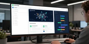AI tool and WhatsApp网页 for efficient SaaS platform automation and collaboration.