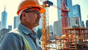 New York Commercial General Contractor managing an urban construction site in NYC.